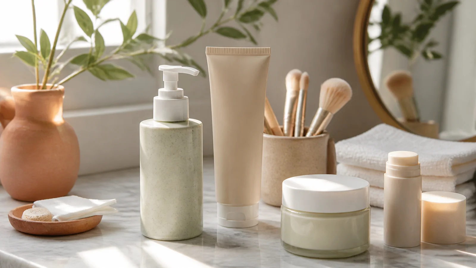 Selection details related to beauty packaging explained: pumps, tubes, jars and sticks
