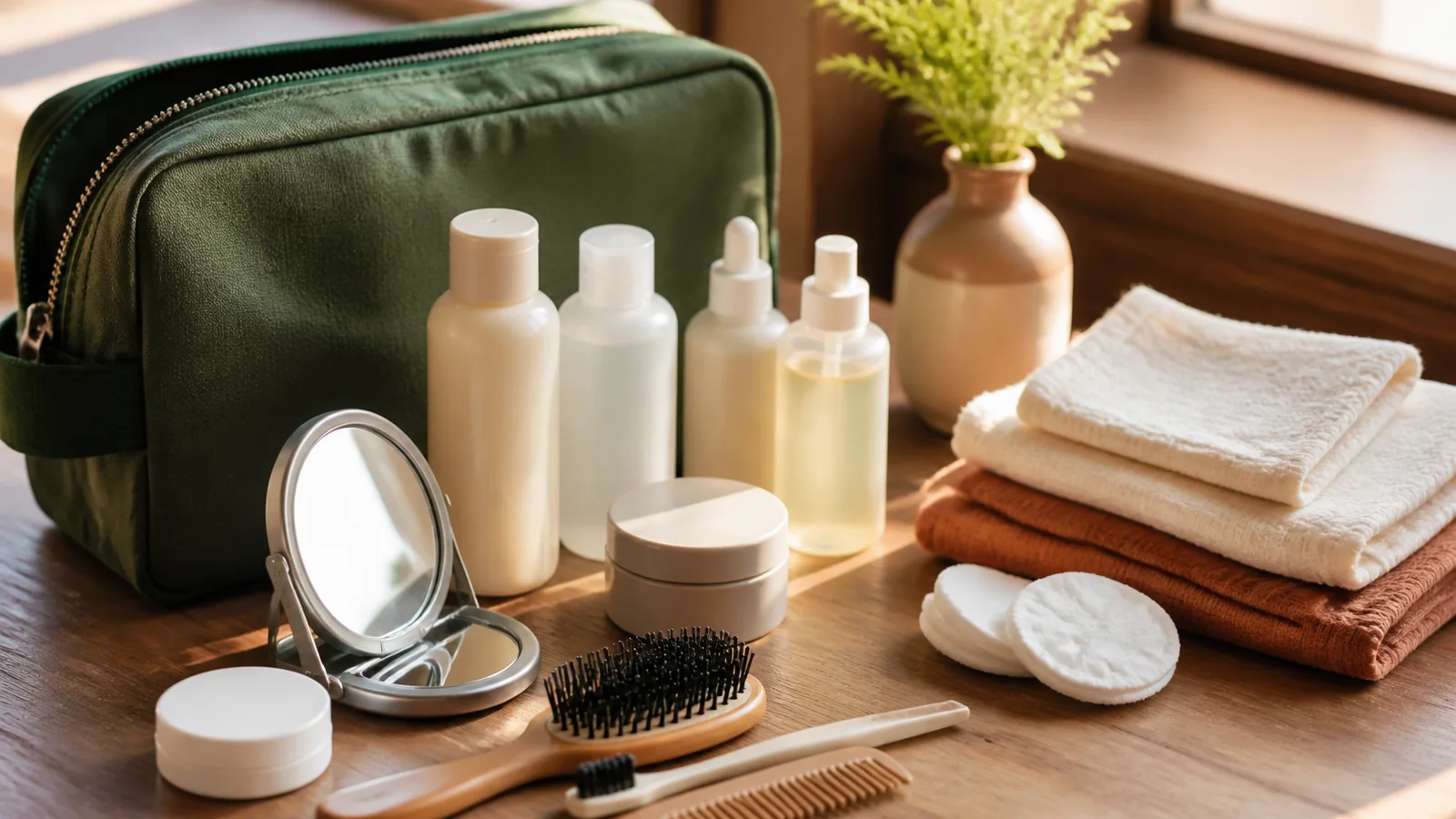 Selection details related to best personal-care formats for a compact travel kit