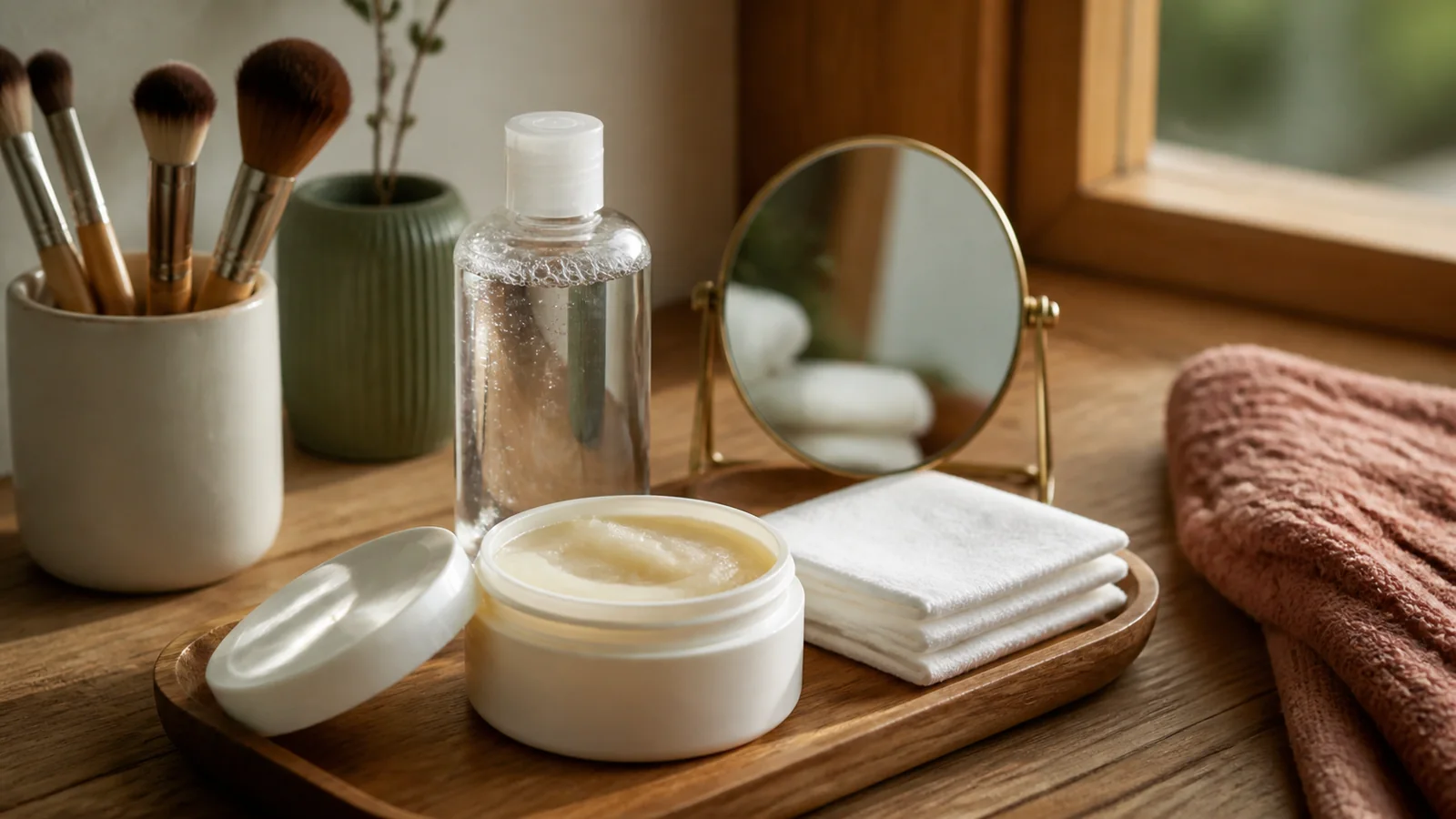 Care and ownership context for cleansing balm vs micellar water: texture, routine and travel