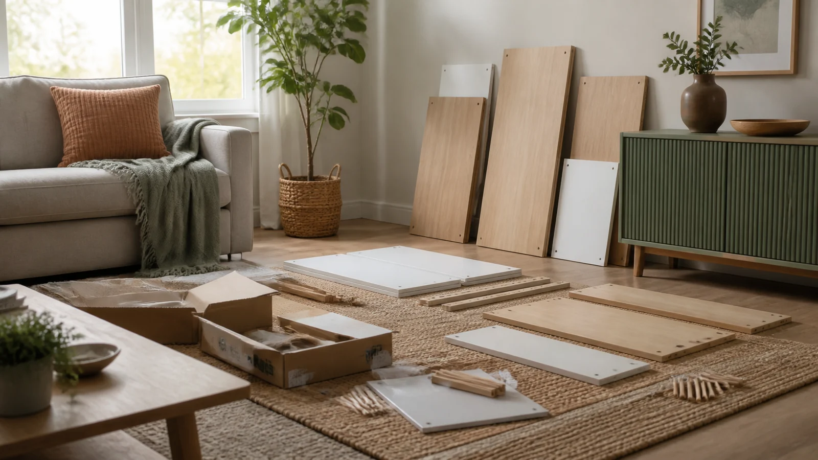 Selection details related to flat-pack furniture construction: what to check before assembly