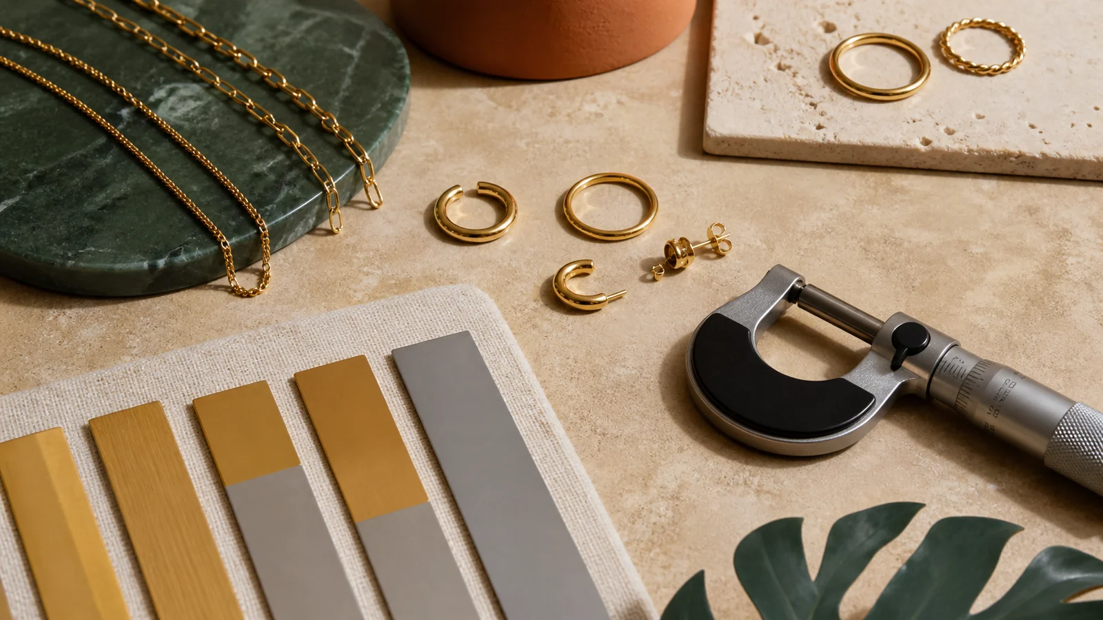 Selection details related to gold-filled, vermeil and plated jewelry explained