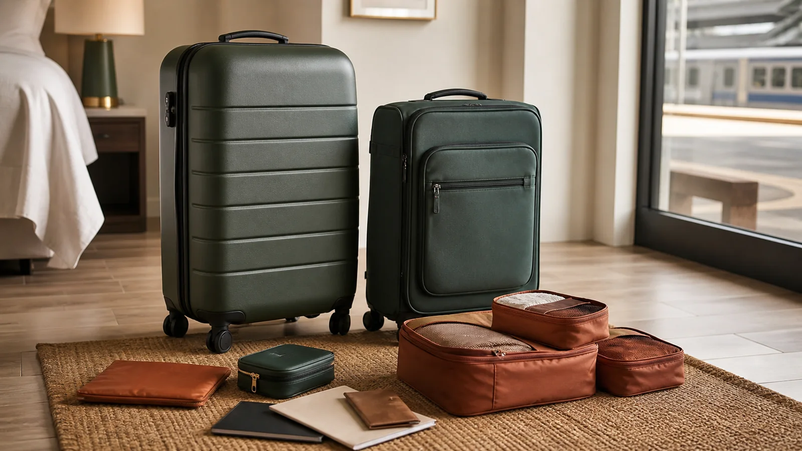 Selection details related to hard-shell vs soft-sided luggage: protection, flexibility and repair