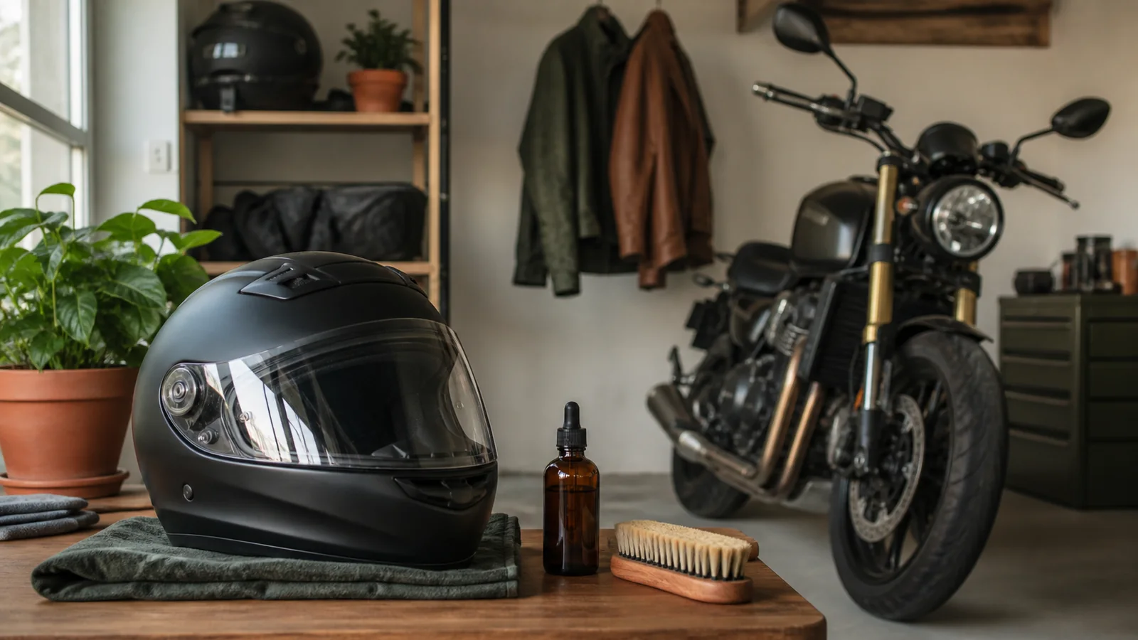 Care and ownership context for how to care for a motorcycle helmet without altering it