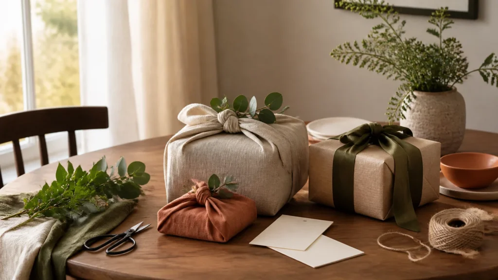 Editorial still life illustrating how to choose a housewarming gift that fits the household