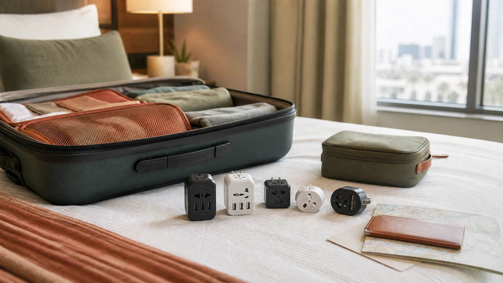 Selection details related to how to choose a travel adapter for the trip you are taking