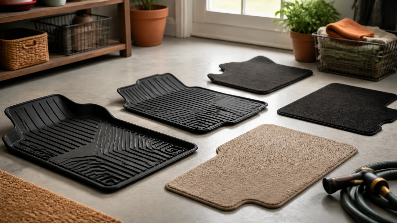 Selection details related to how to choose vehicle floor mats by fit, material and cleaning