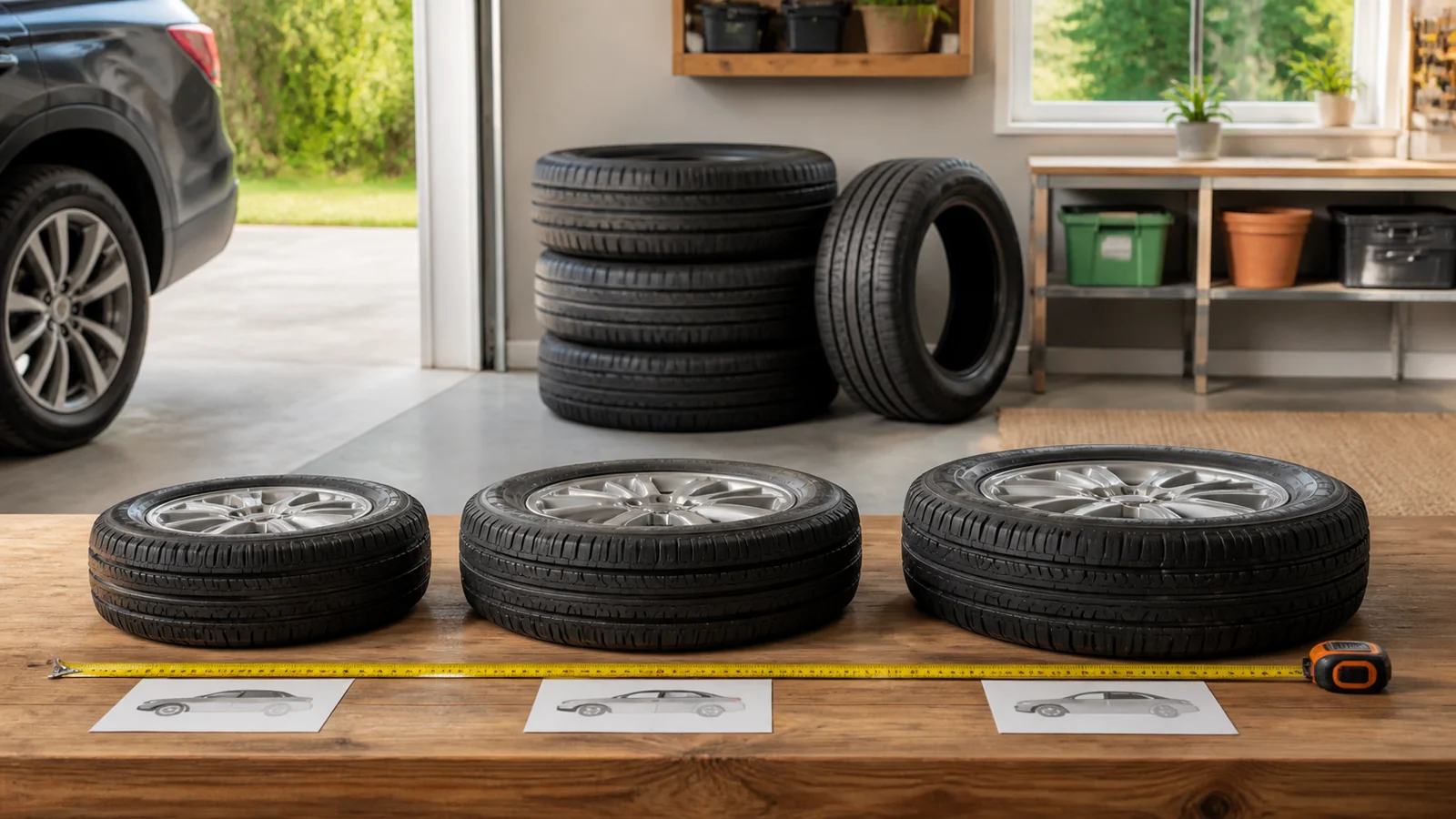 Selection details related to how to read tire size and vehicle fit information