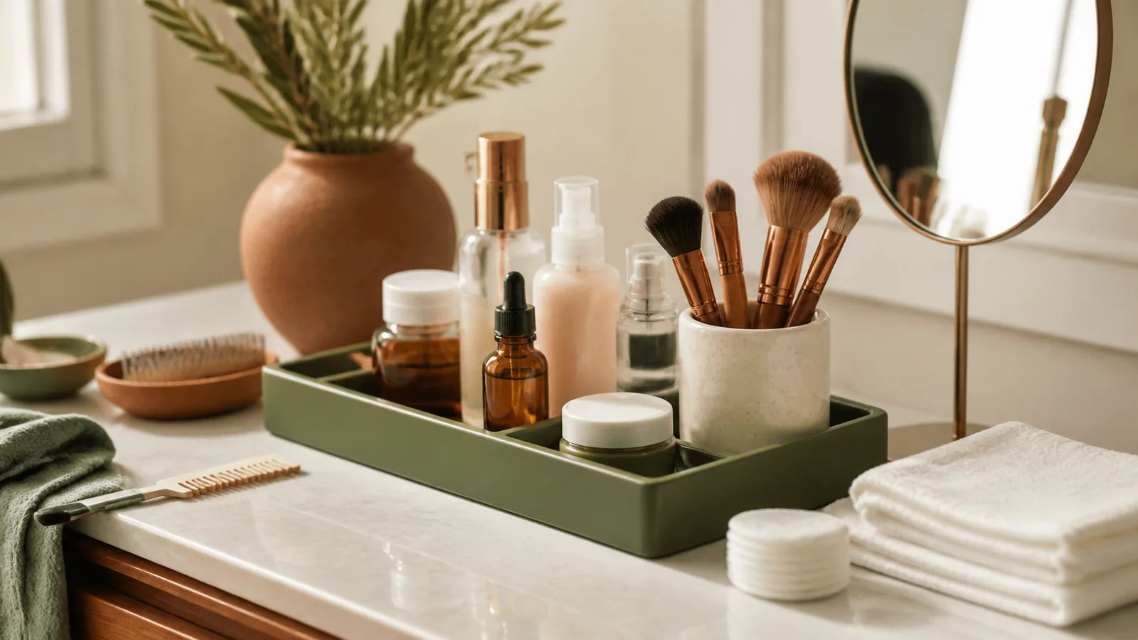 Care and ownership context for how to store cosmetics and keep reusable tools clean