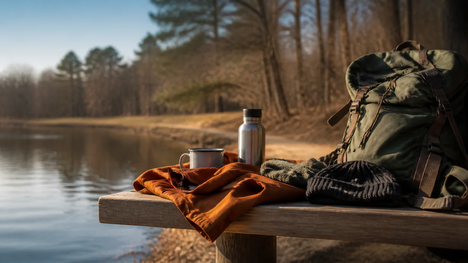 Editorial still life illustrating outdoor gear weather ratings: what the numbers do not decide