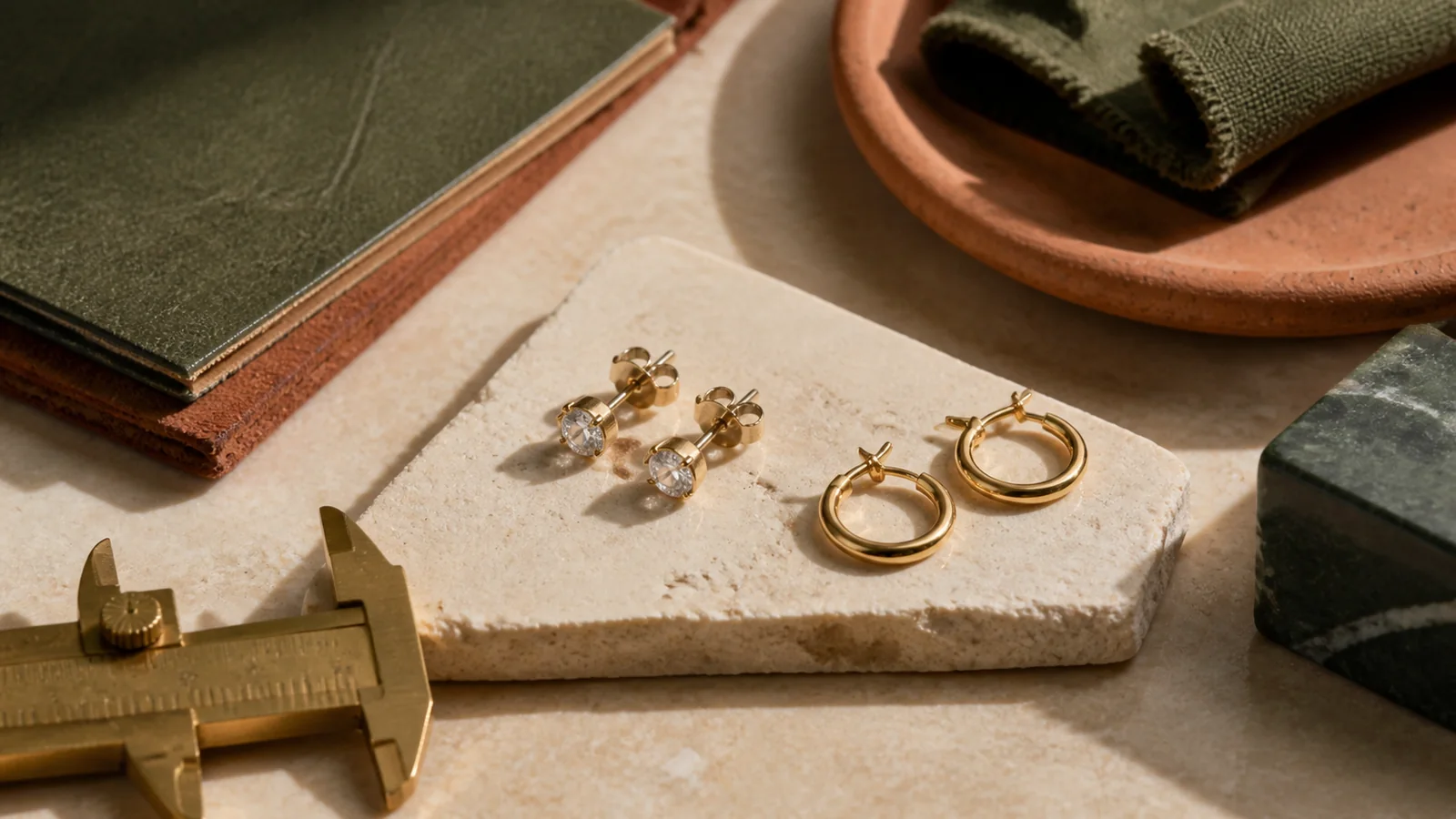 Selection details related to stud earrings vs small hoops: comfort, fit and daily wear