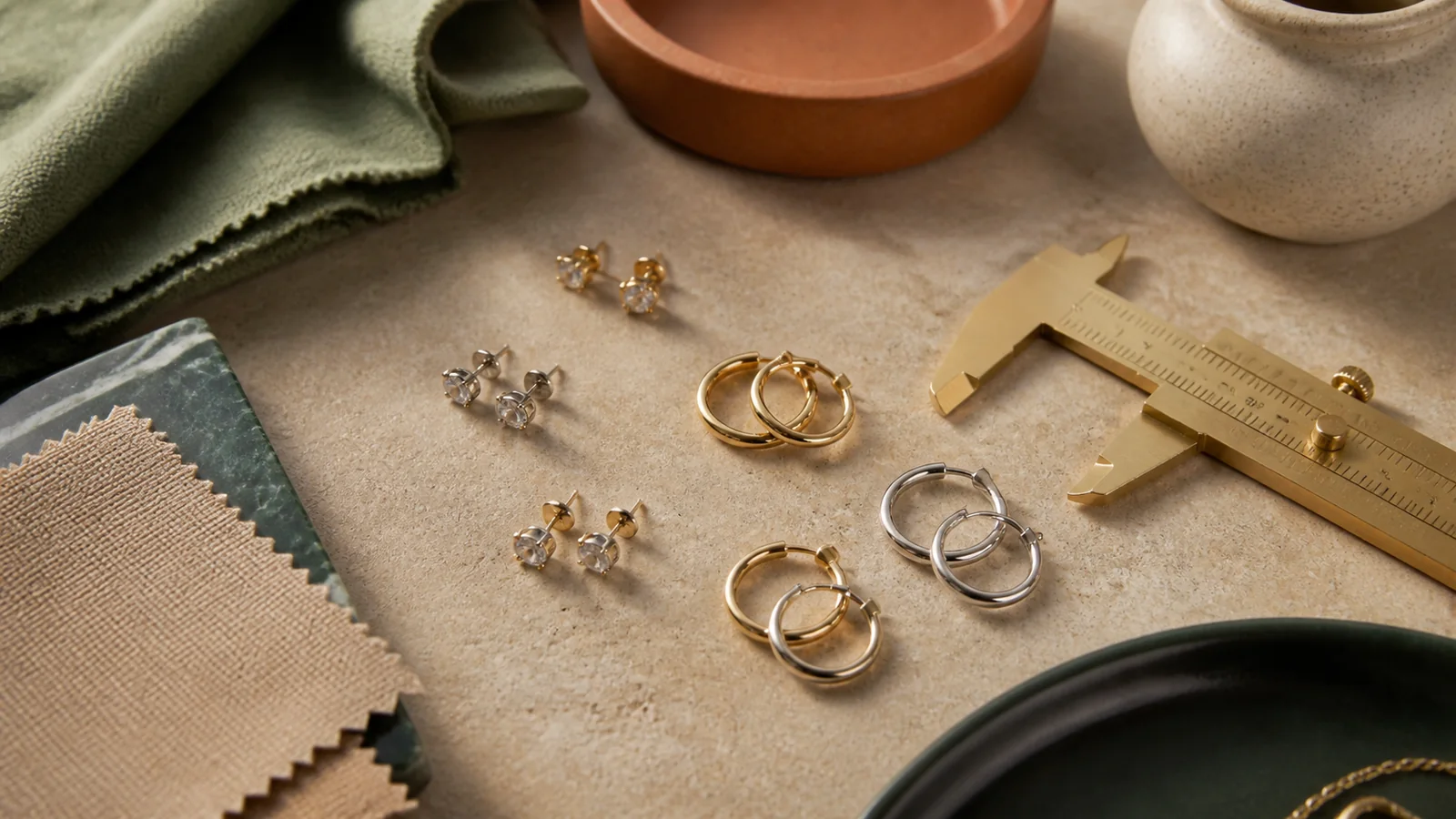 Care and ownership context for stud earrings vs small hoops: comfort, fit and daily wear