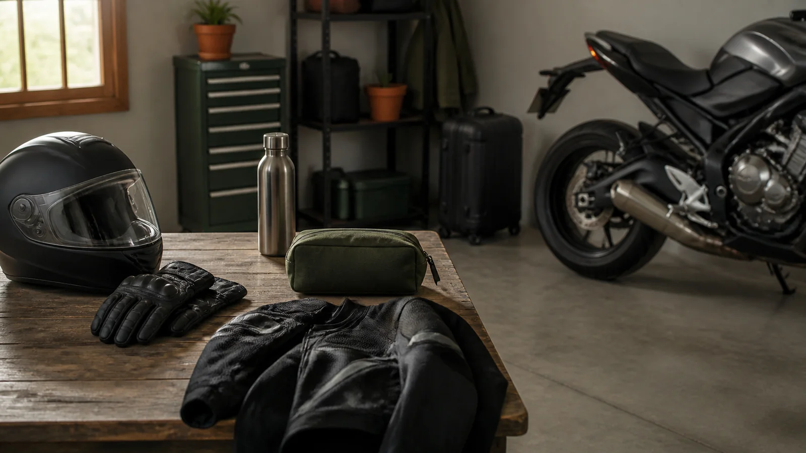 Editorial still life illustrating why maintenance records matter in responsible motorcycle ownership